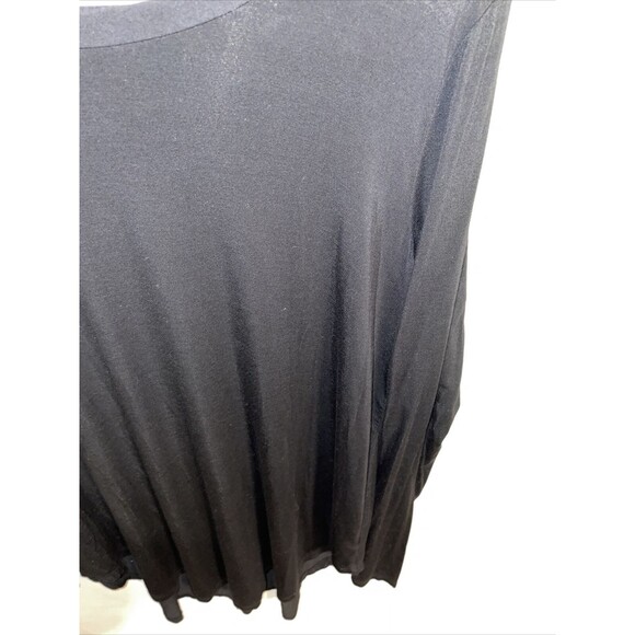 Rae Mode Fashion Tunic Women’s Size Medium Black Modal Blend Long Sleeve Round - Picture 7 of 12